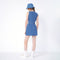 Mini Denim Heart Dress Blue