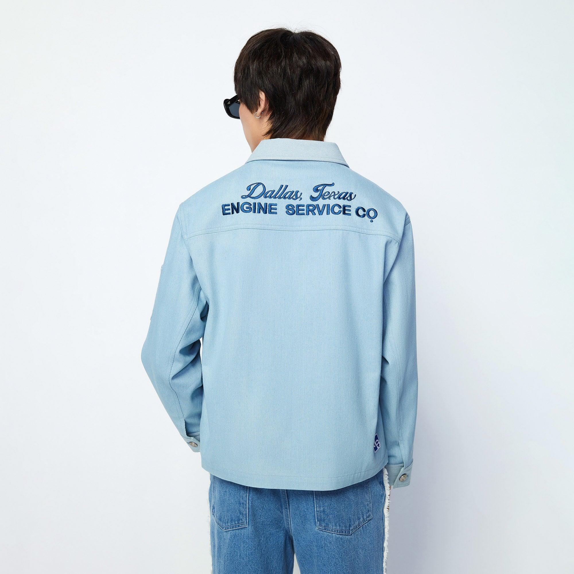 Jeremy Company Denim Jacket Blue - Jelly Bunny Thailand Official Online Store