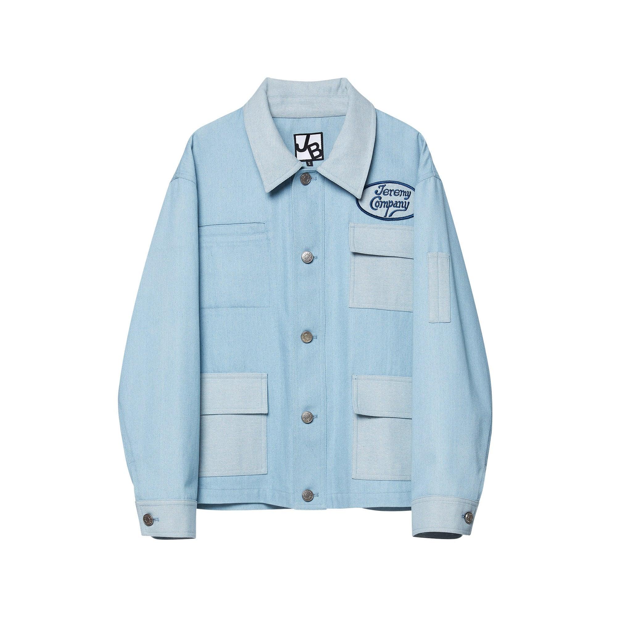 Jeremy Company Denim Jacket Blue - Jelly Bunny Thailand Official Online Store