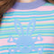 Skull Bunny Striped Vest Multi Color