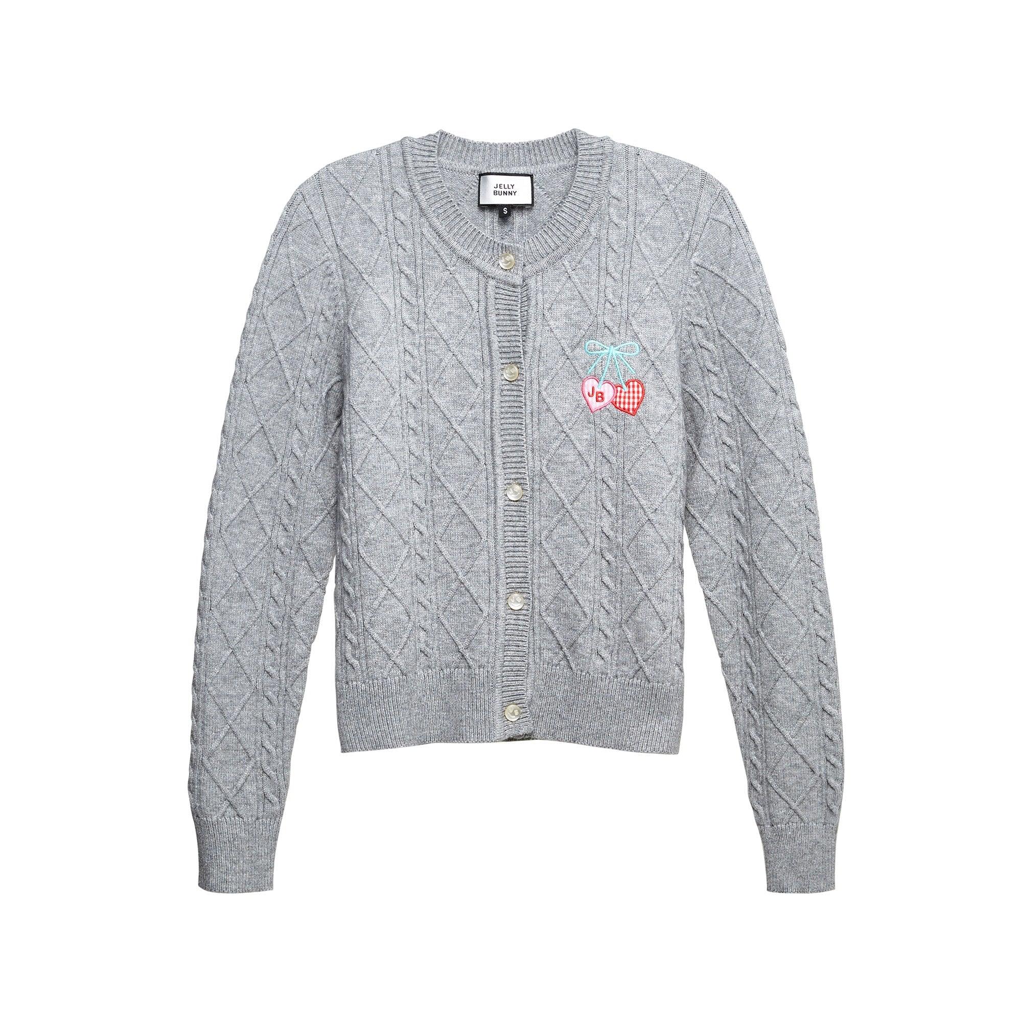 Classic Cardigan Craftman Studio Grey - Jelly Bunny Thailand Official Online Store