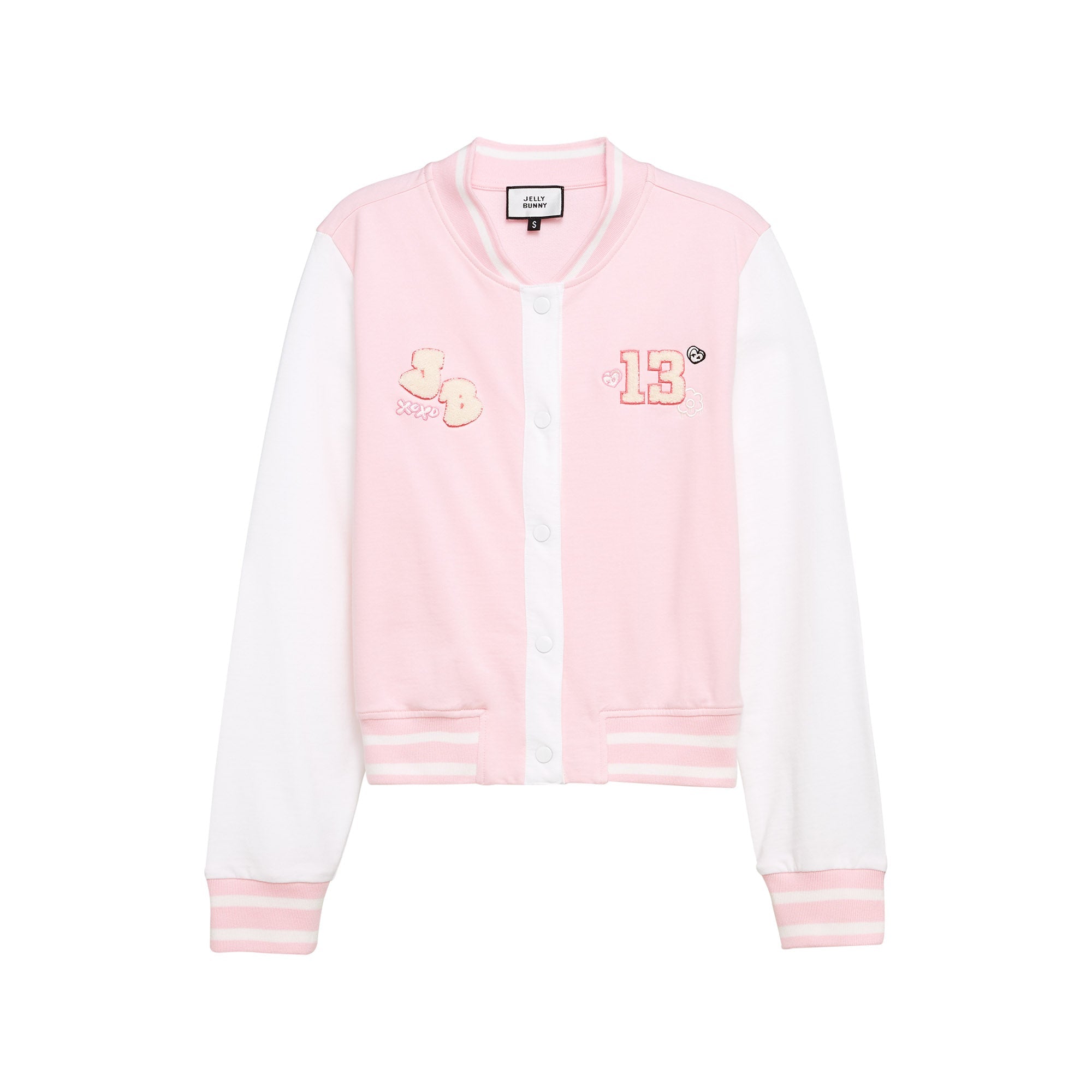 Jb Sweet Street Baseball Jacket Pink