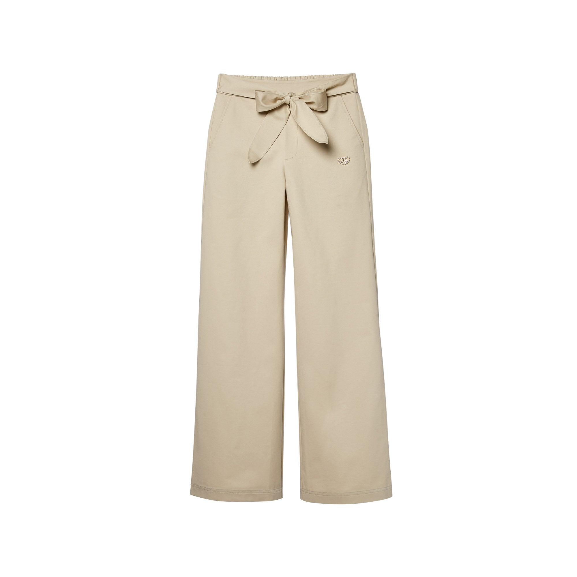 Vivienne Bow Tie Trousers Cream - Jelly Bunny Thailand Official Online Store