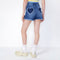 Denim Heart Shorts Blue