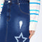 Starlight Maxi Denim Skirt Navy