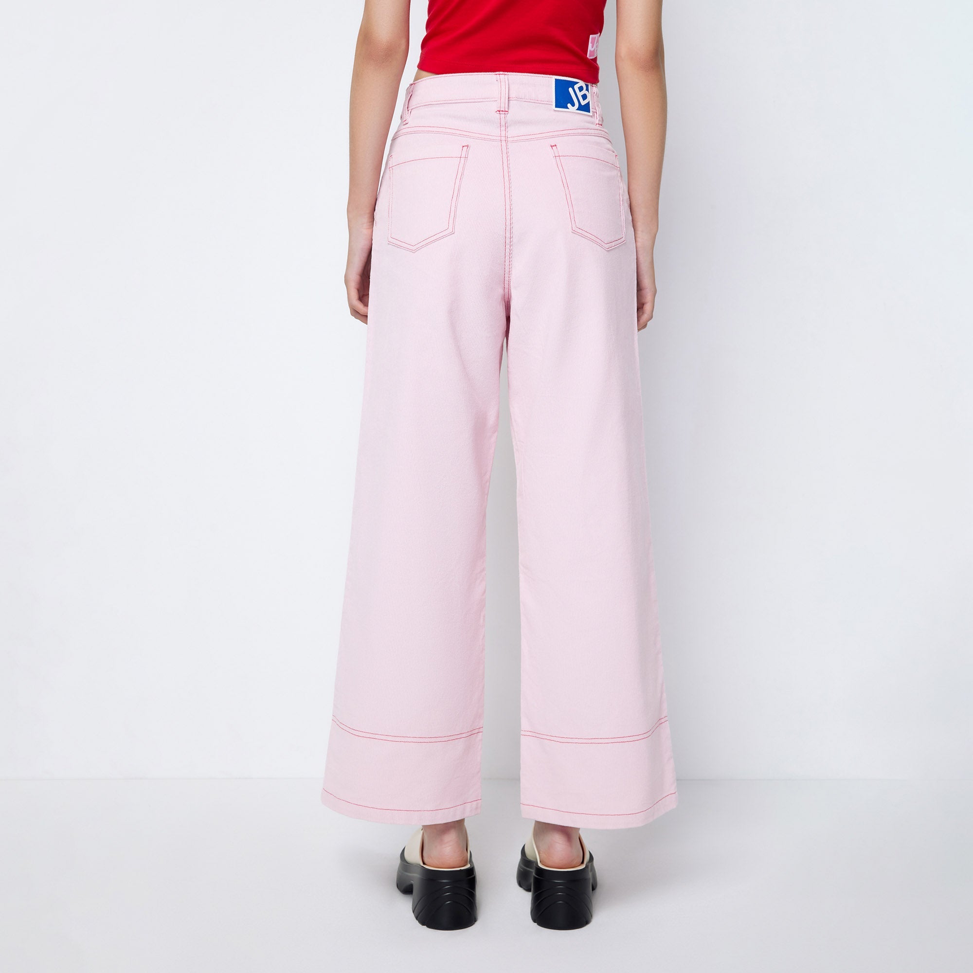 Jb My Muse Corduroy Wide Leg Pants Pink