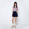 8-Bit Corduroy Shorts Navy