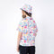 เสื้อเชิ้ตแขนสั้นพิมพ์อาร์ตเวิร์คคอลาจน์ Multi Color