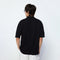 เสื้อเชิ้ตผ้าถักปักลายแขนสั้น Craftman Studio Black