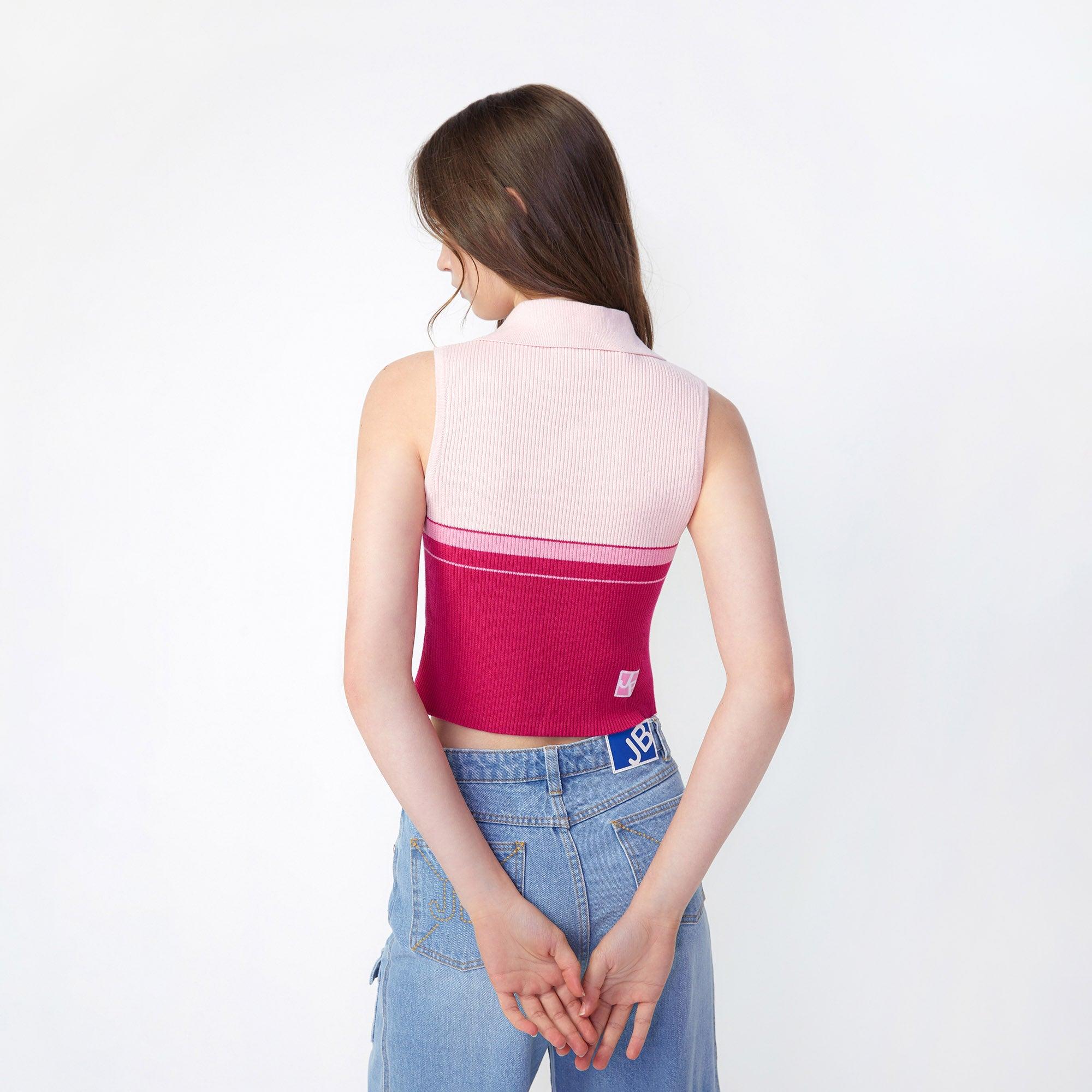 Heartfelt Crop Vest Multi Color - Jelly Bunny Thailand Official Online Store