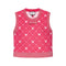 Bunny Heart Knit Vest Pink