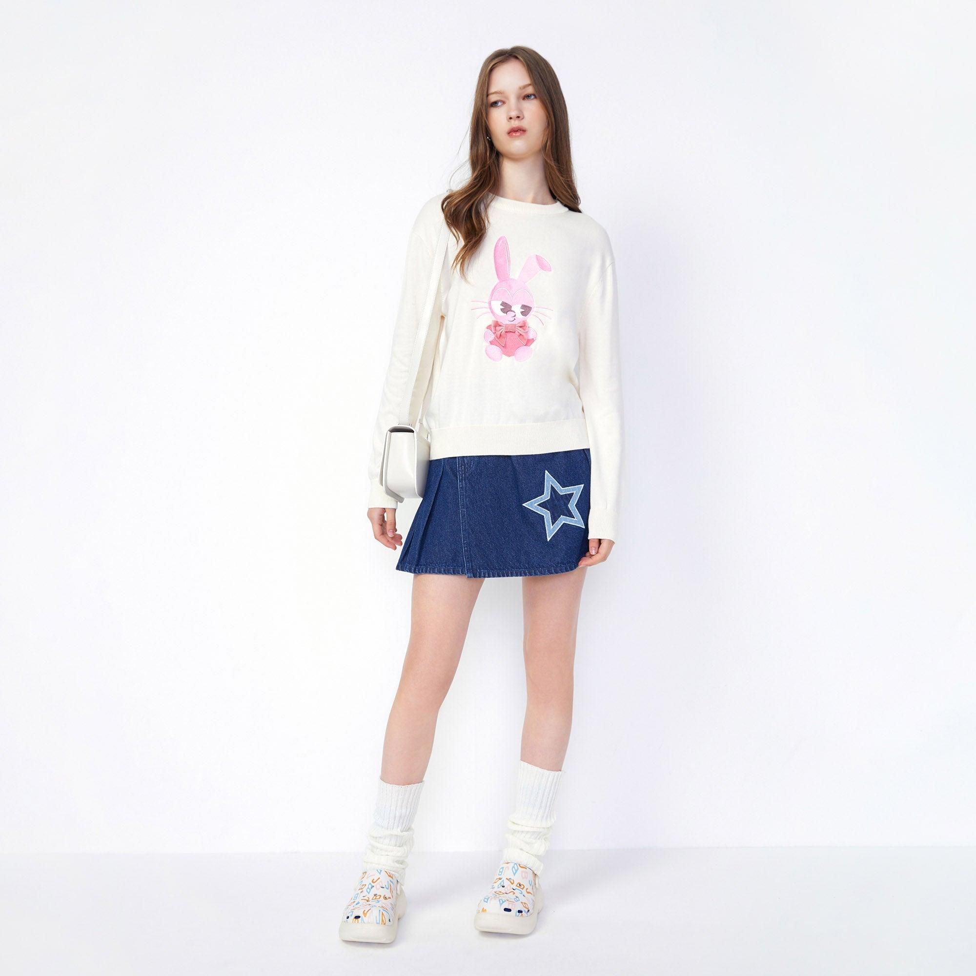 Bunny Pullover Shirt Cream - Jelly Bunny Thailand Official Online Store