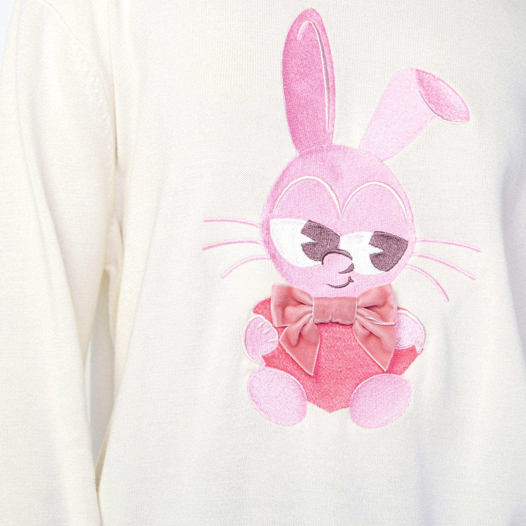 Bunny Pullover Shirt Cream - Jelly Bunny Thailand Official Online Store