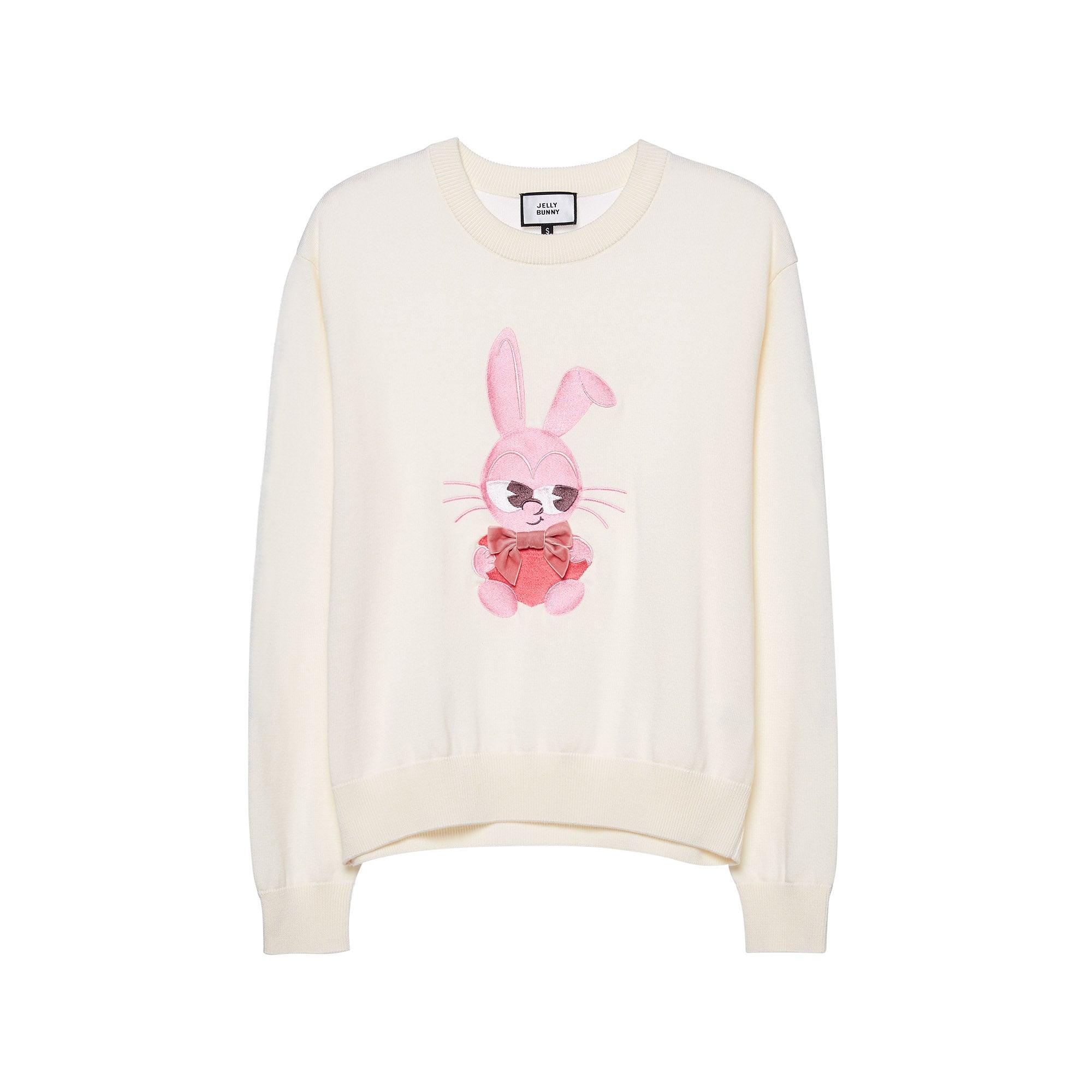 Bunny Pullover Shirt Cream - Jelly Bunny Thailand Official Online Store