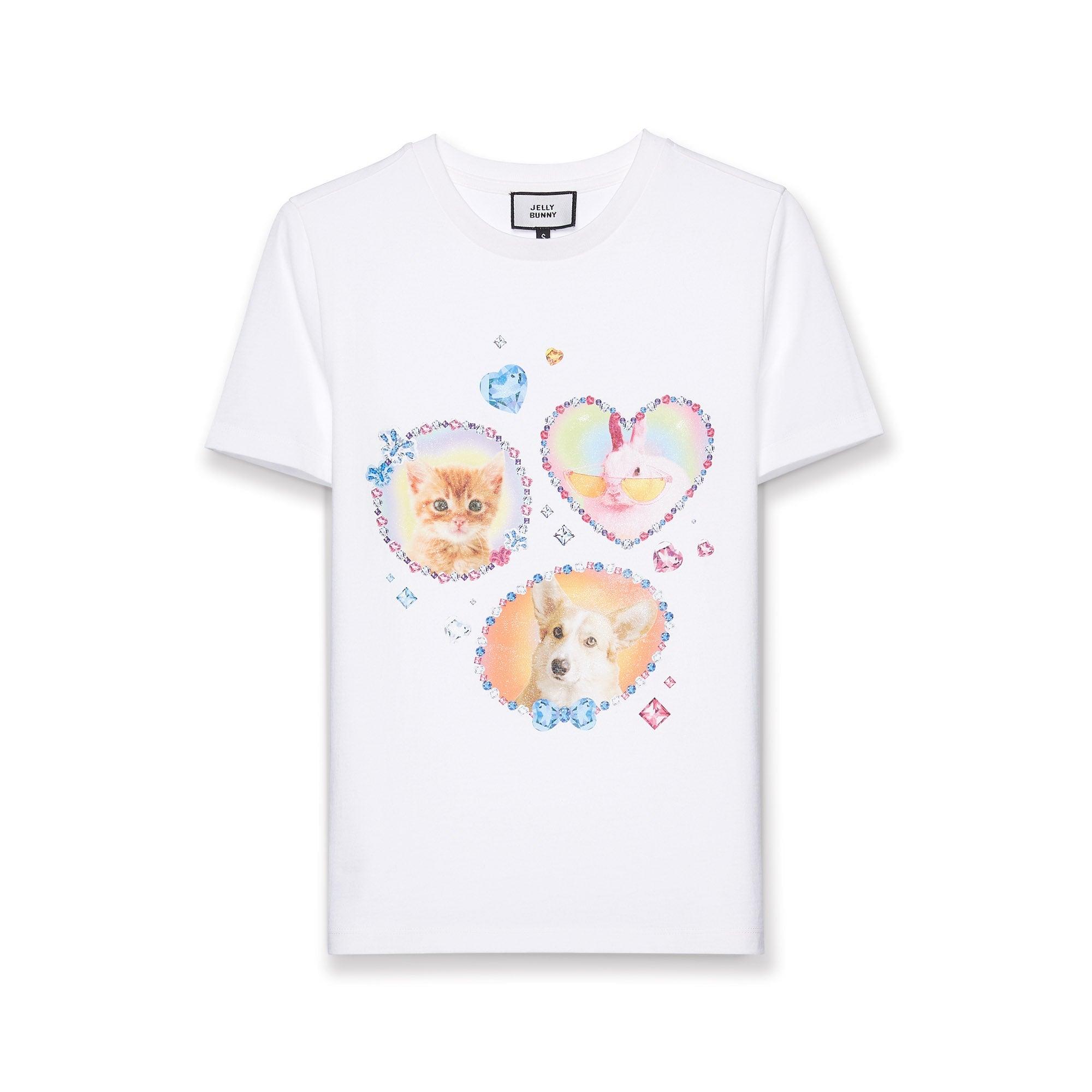 Classic Bunny And Friends Tee White - Jelly Bunny Thailand Official Online Store