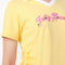 เสื้อทรงโปโลพิมพ์ลาย Yellow