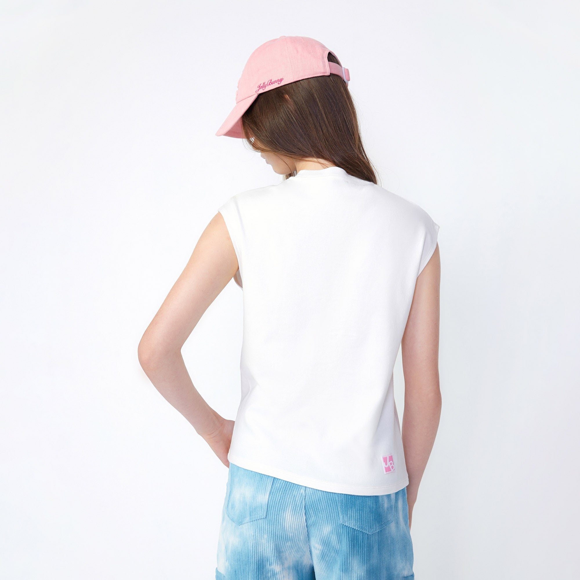 Classic Bunny Tank Top White - Jelly Bunny Thailand Official Online Store