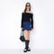 Bardot Knitted Top Black