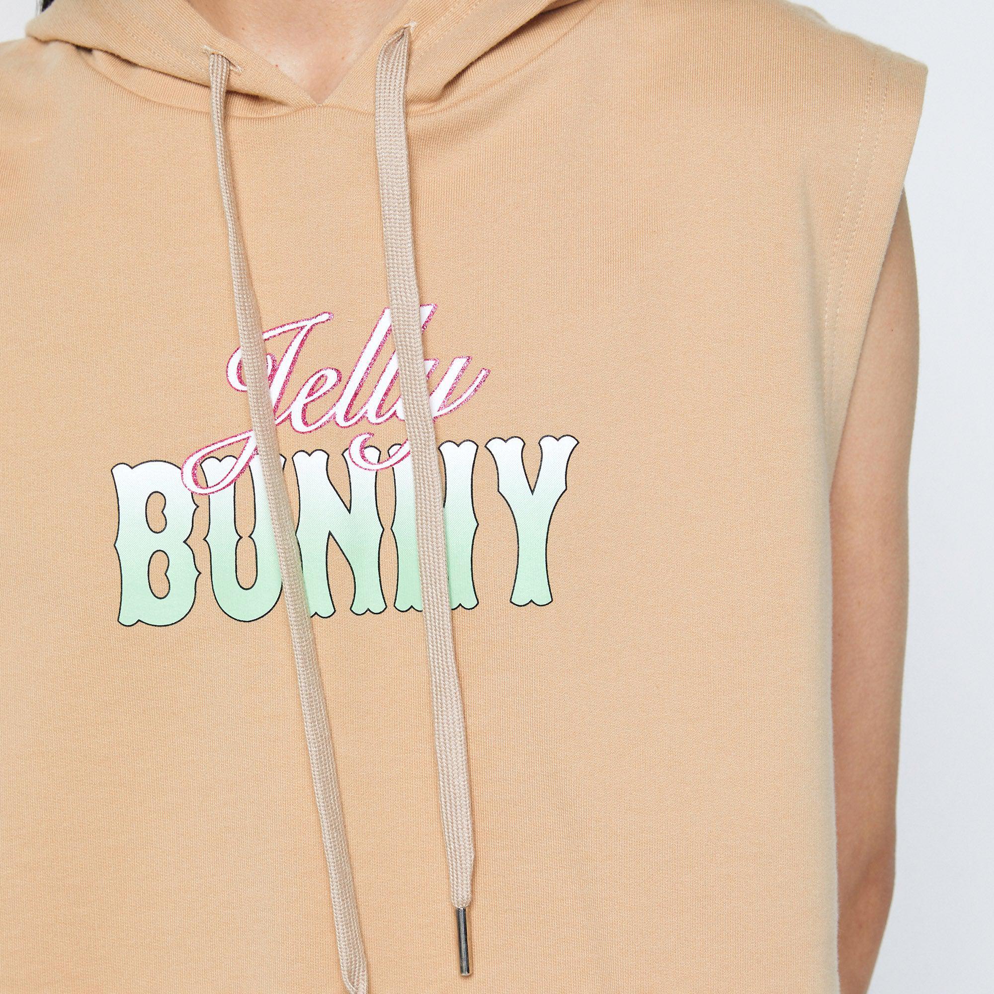 Lila Crop Top Pullover Beige - Jelly Bunny Thailand Official Online Store