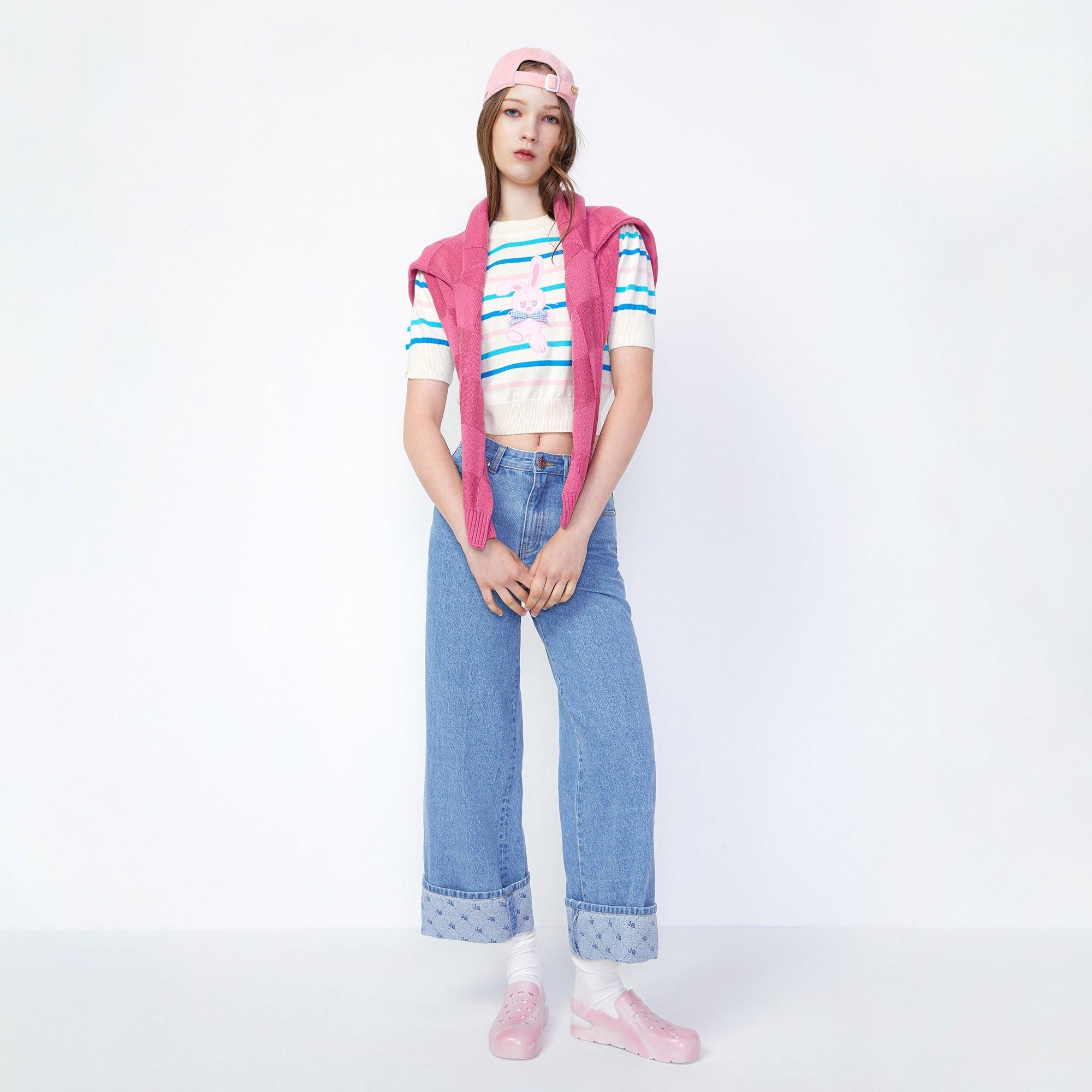 Lila Striped Shirt Multi Color - Jelly Bunny Thailand Official Online Store