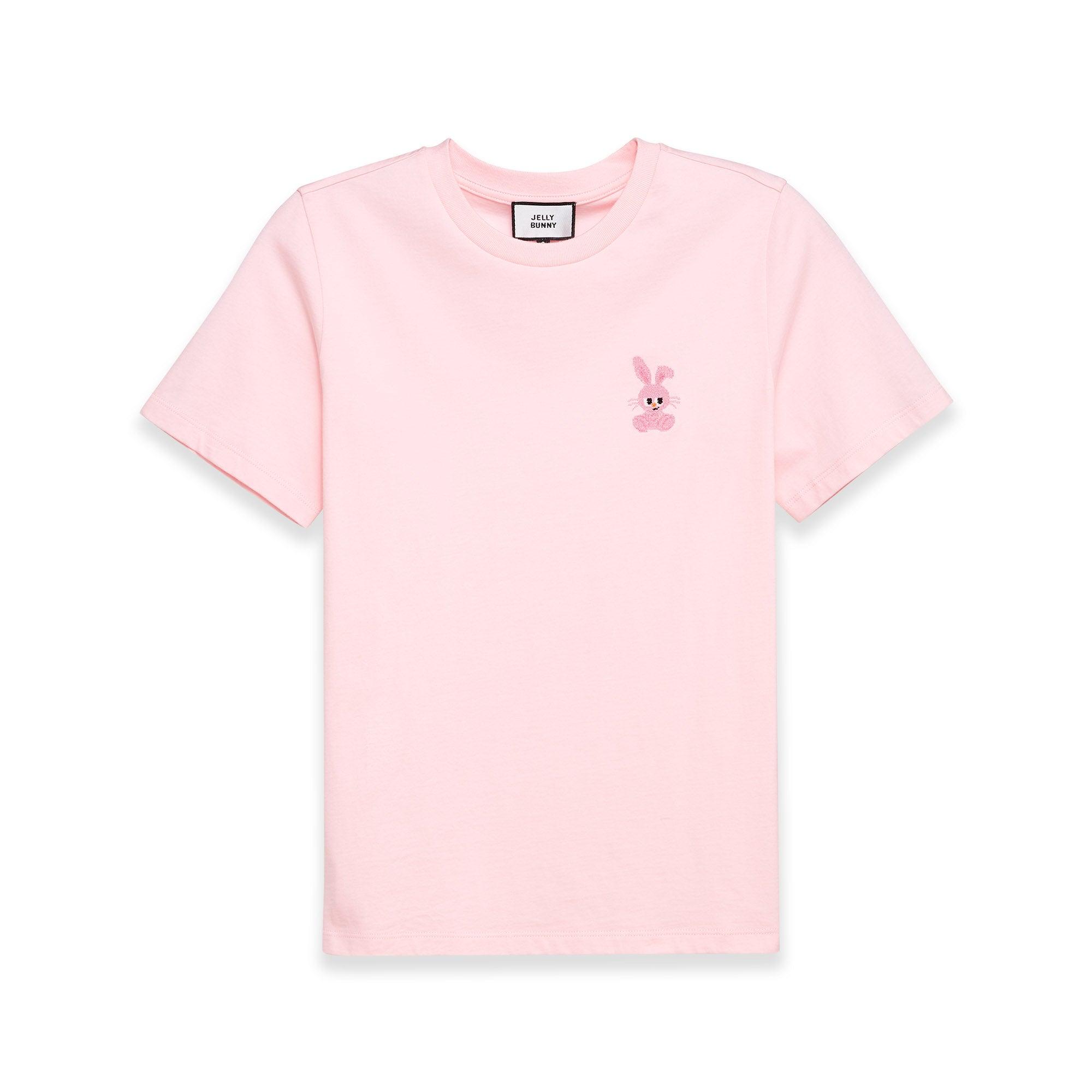 Embroidered Classic T-Shirt Pink - Jelly Bunny Thailand Official Online Store