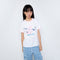 เสื้อยืดทรงริงเกอร์พิมพ์ลาย Misty Bunny