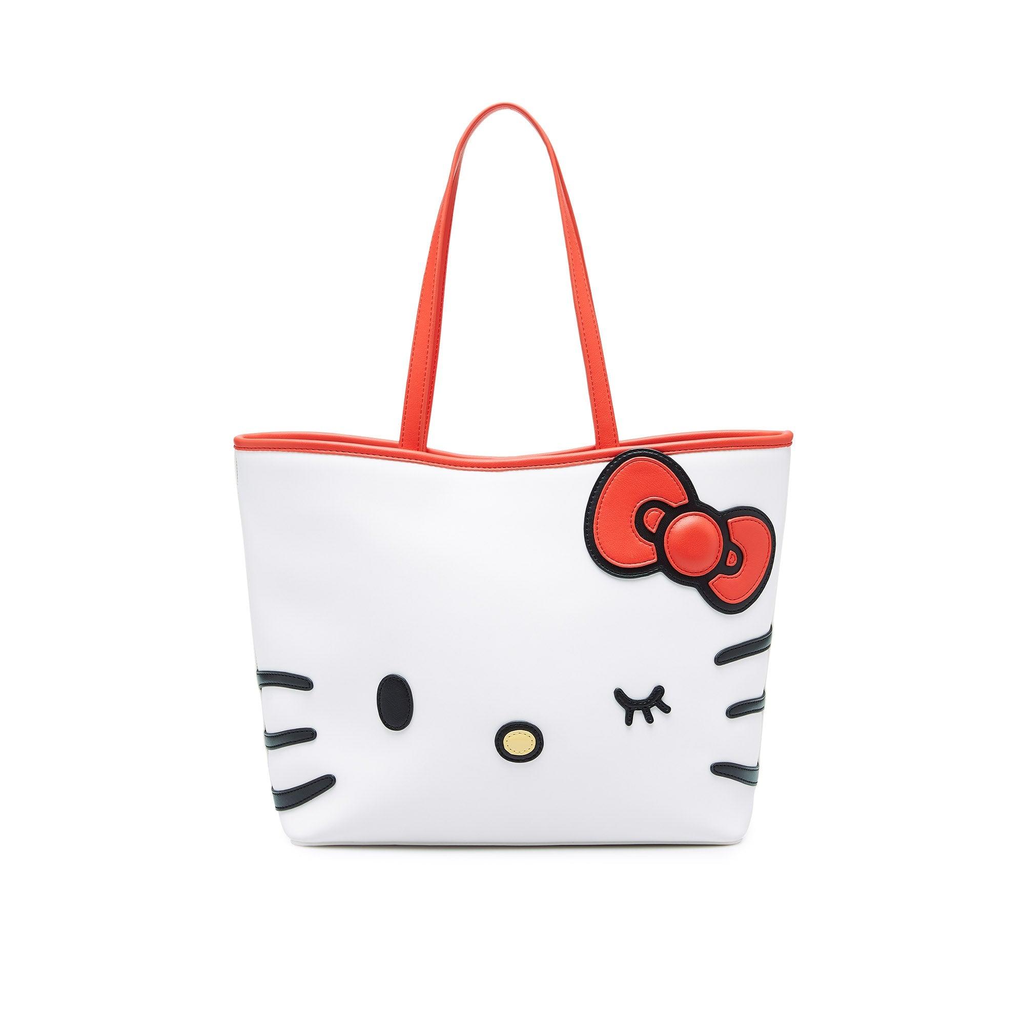 Winky Kitty Tote Bag White - Jelly Bunny Thailand Official Online Store