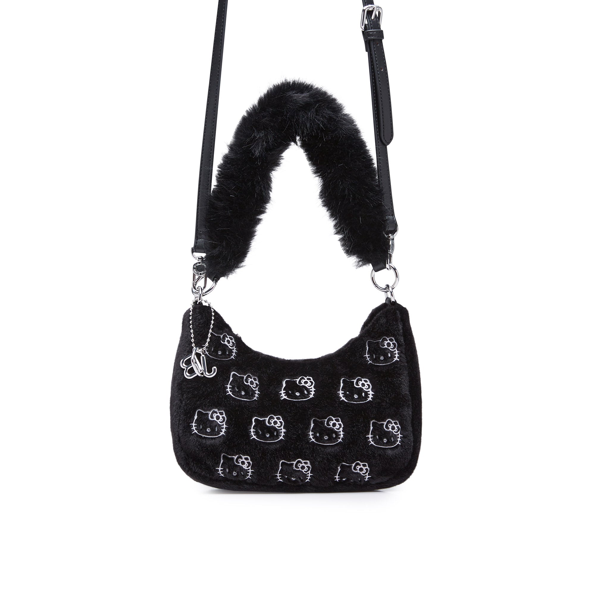 Fluffy Kitty Shoulder Bag Black - Jelly Bunny Thailand Official Online Store