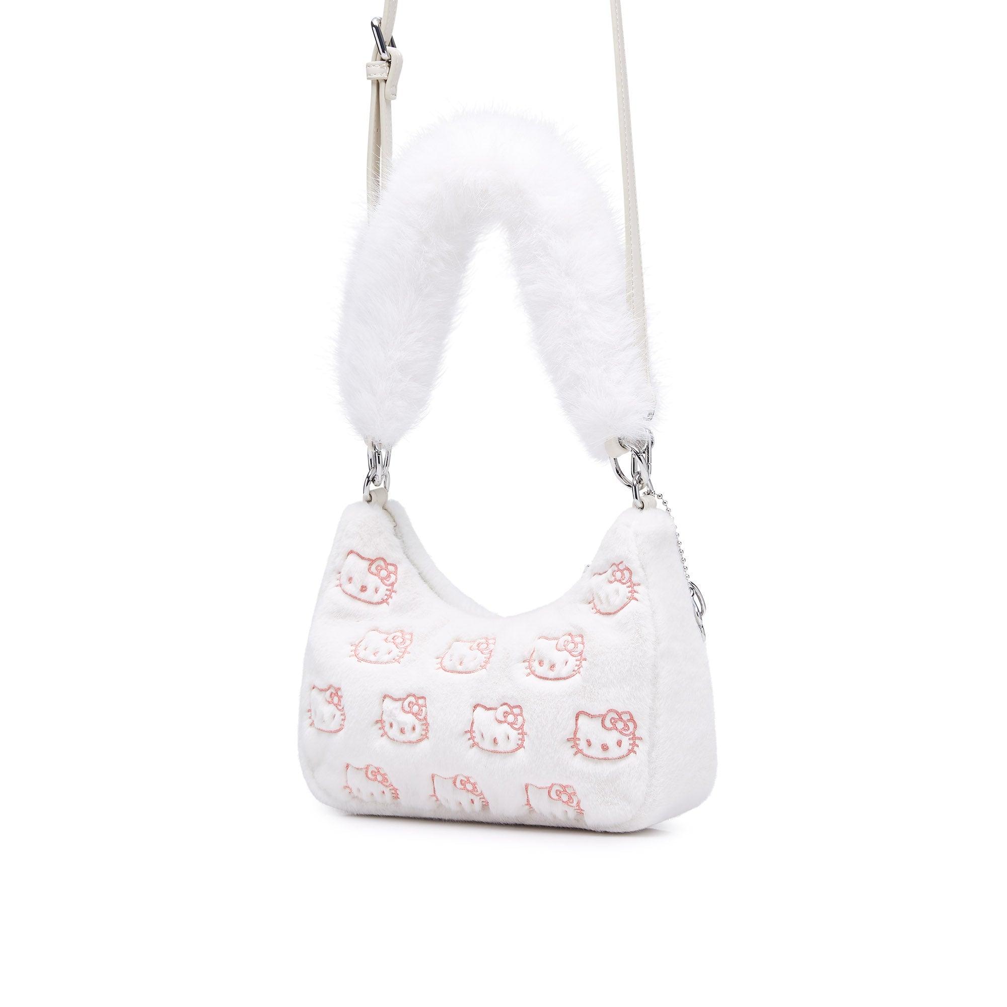 Fluffy Kitty Shoulder Bag White - Jelly Bunny Thailand Official Online Store