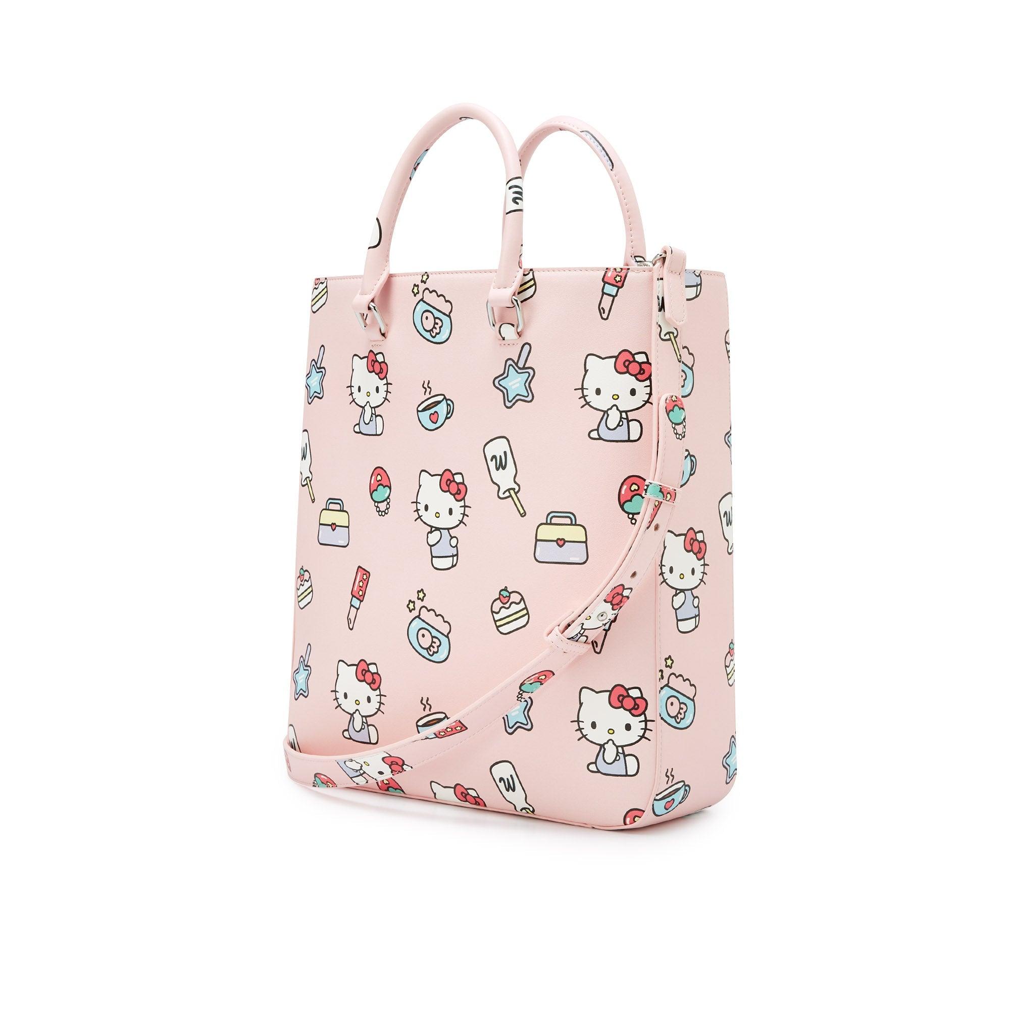 Wonder Kitty Top Handle Bag Printed Pink - Jelly Bunny Thailand Official Online Store