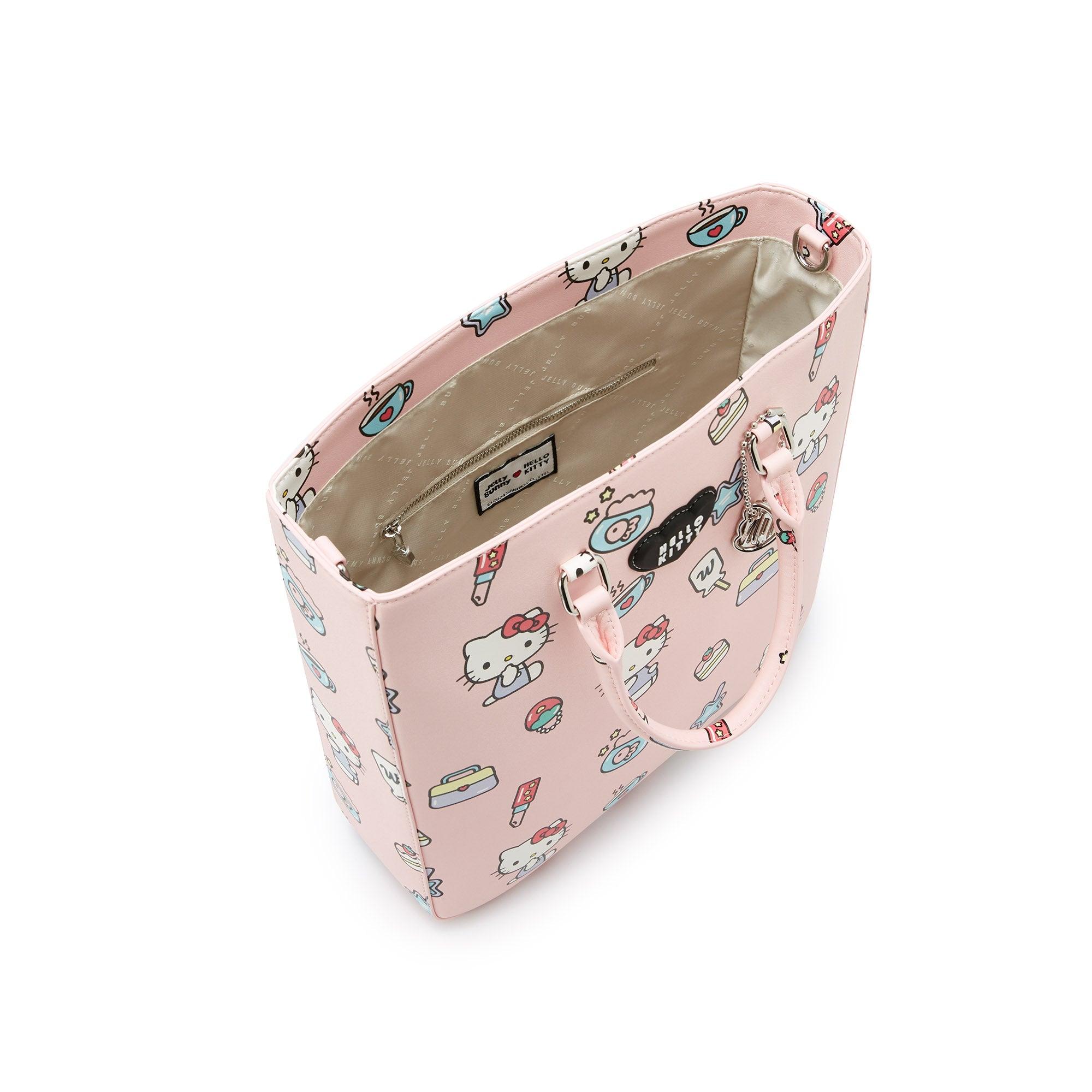 Wonder Kitty Top Handle Bag Printed Pink - Jelly Bunny Thailand Official Online Store