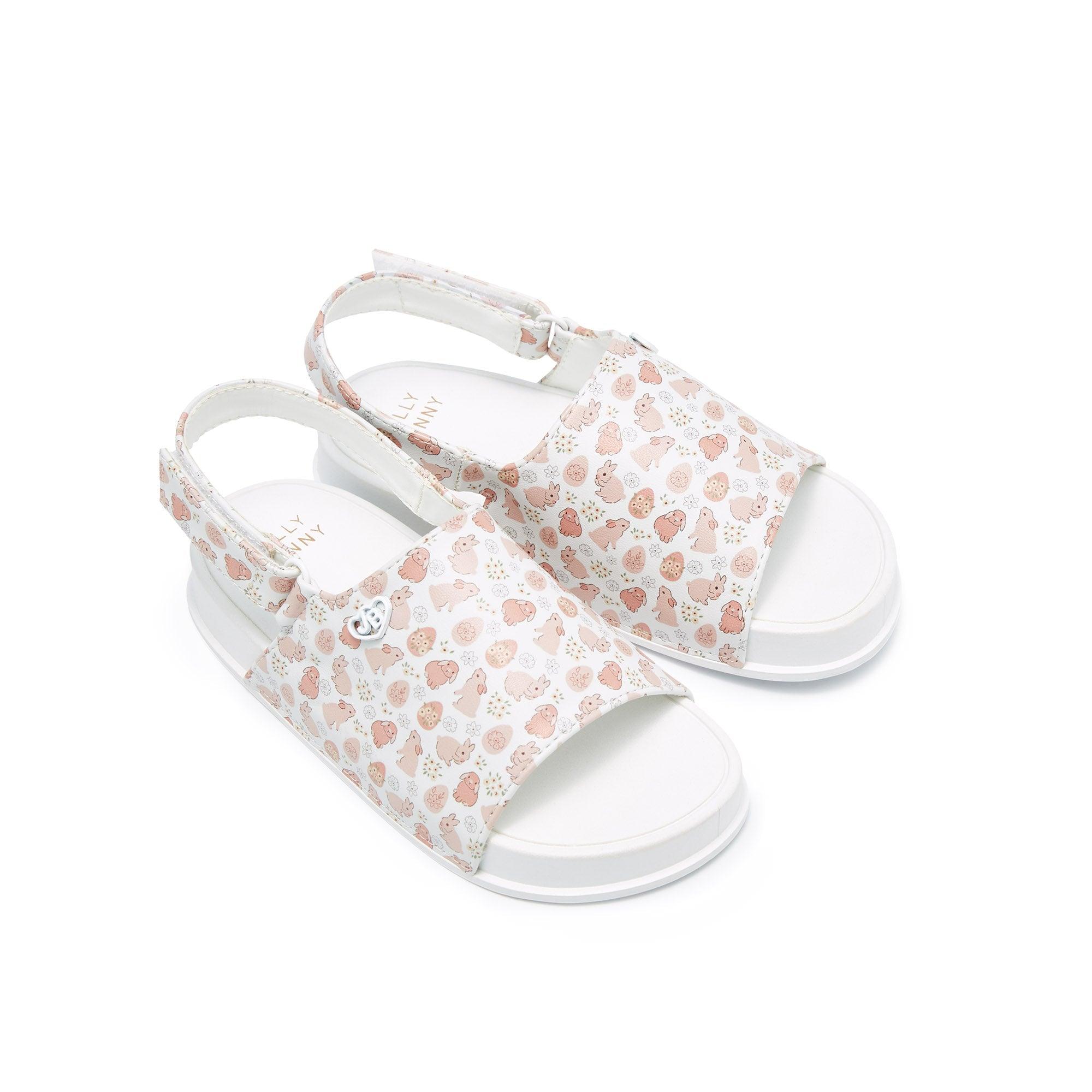 Mini Friendly Jareon Slingback Sandals White - Jelly Bunny Thailand Official Online Store