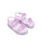 Mini Sporty Griffin Flat Sandals Purple