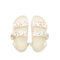 Mini Glut  Flat Sandals Yellow