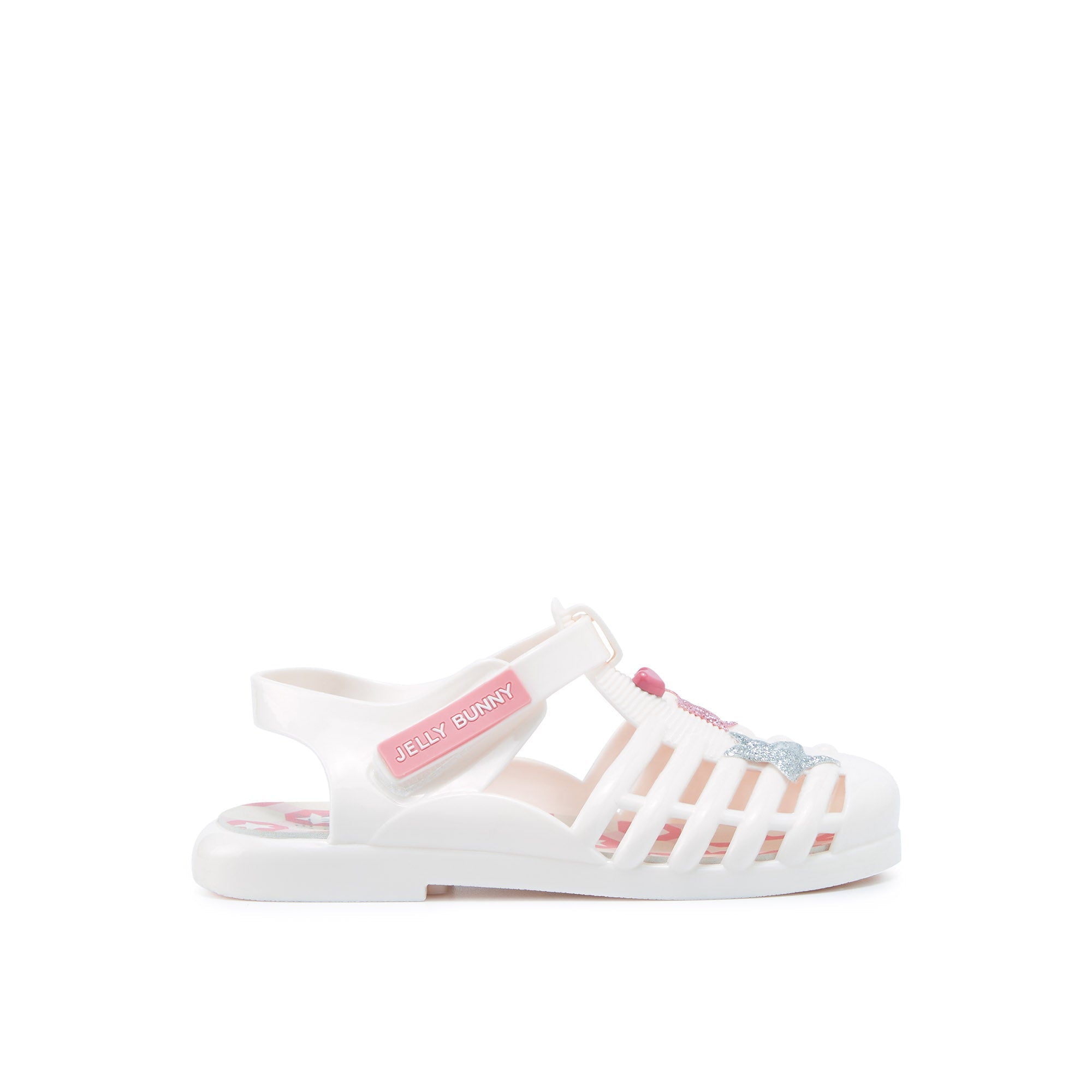 Jb Unicorn Hearts And Flat Sandals Light Pink - Jelly Bunny Thailand Official Online Store