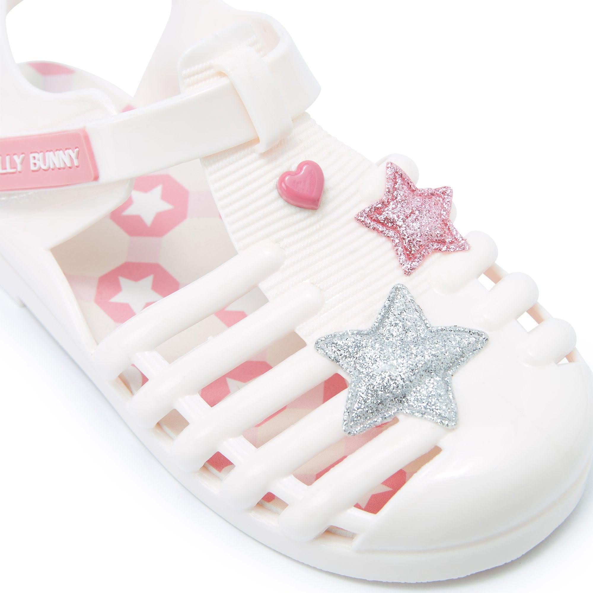 Jb Unicorn Hearts And Flat Sandals Light Pink - Jelly Bunny Thailand Official Online Store