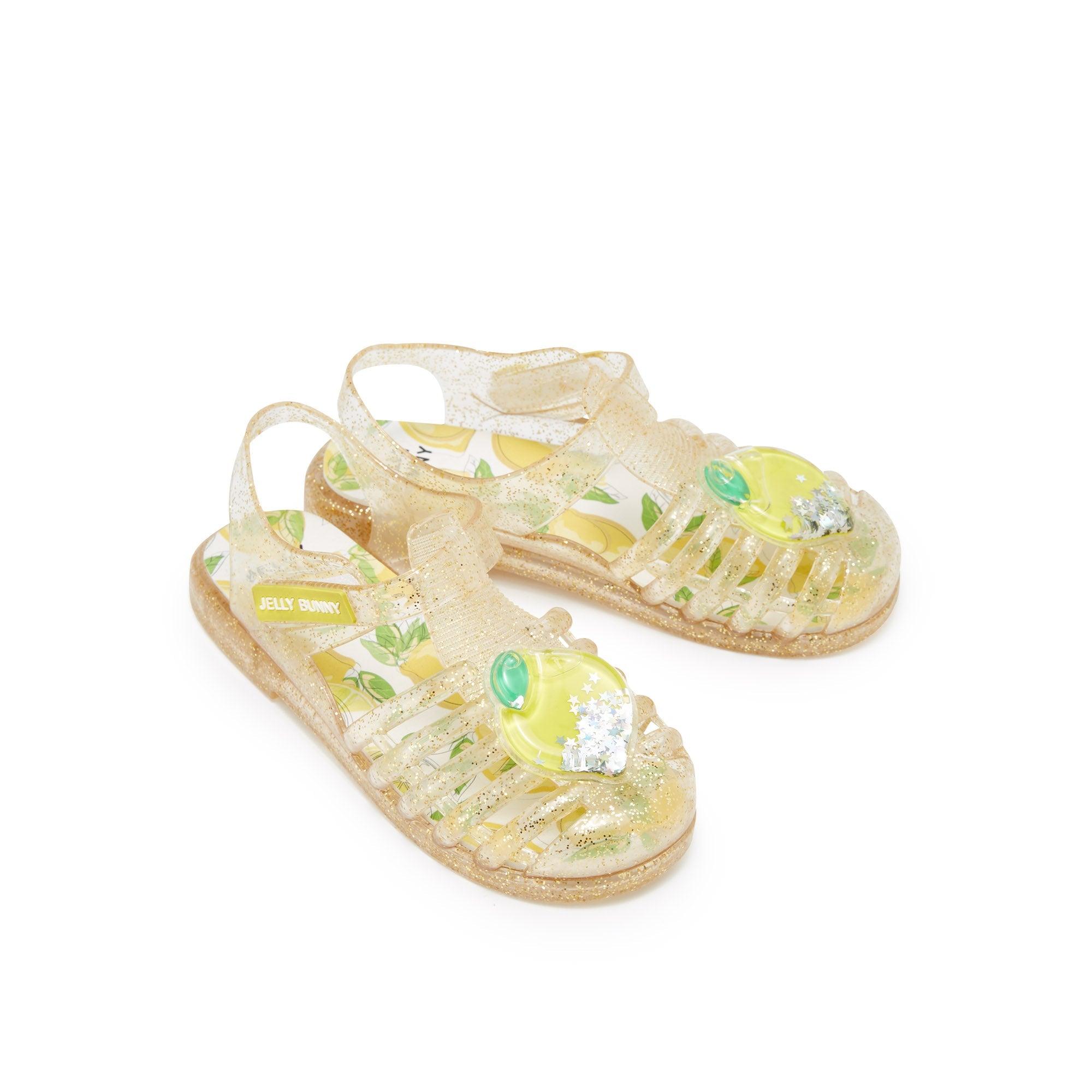 Jb Unicorn Lemon Flat Slingbacks For Girls Yellow - Jelly Bunny Thailand Official Online Store