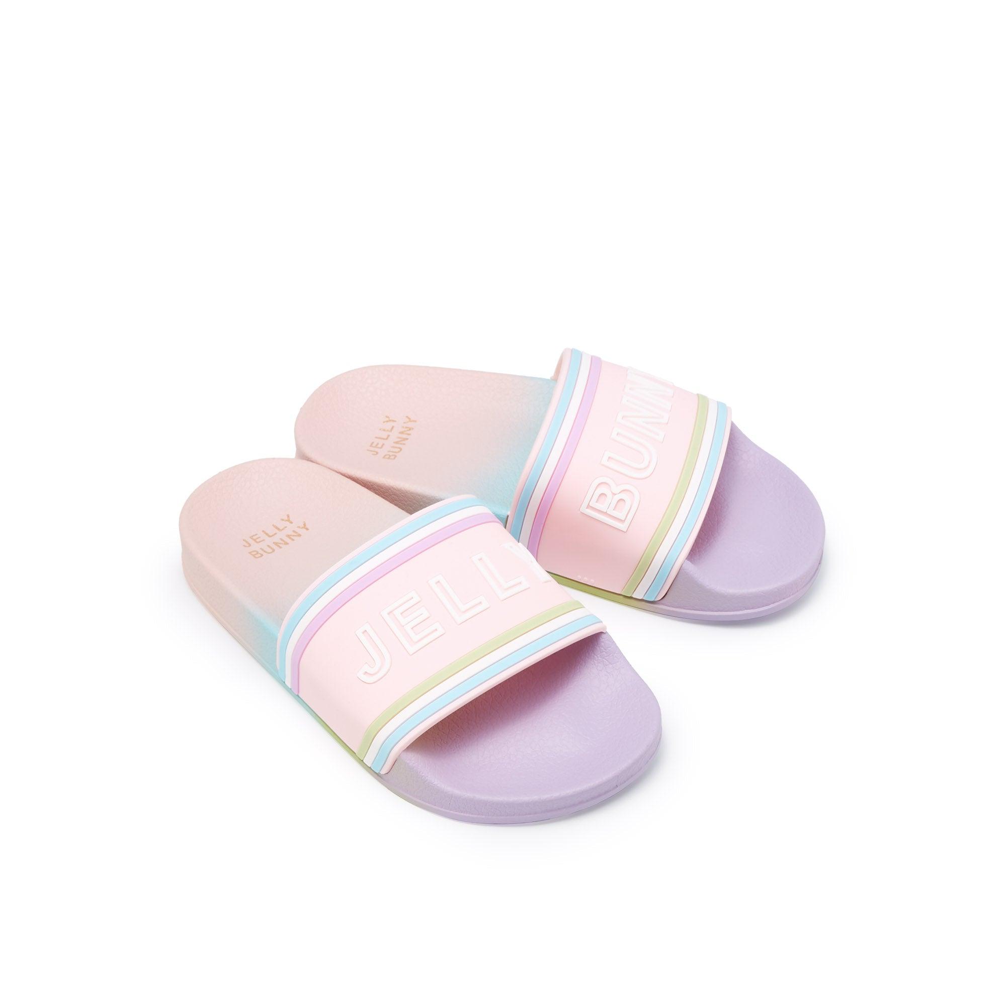 Mini Aumar Flat Slides Multi Color - Jelly Bunny Thailand Official Online Store