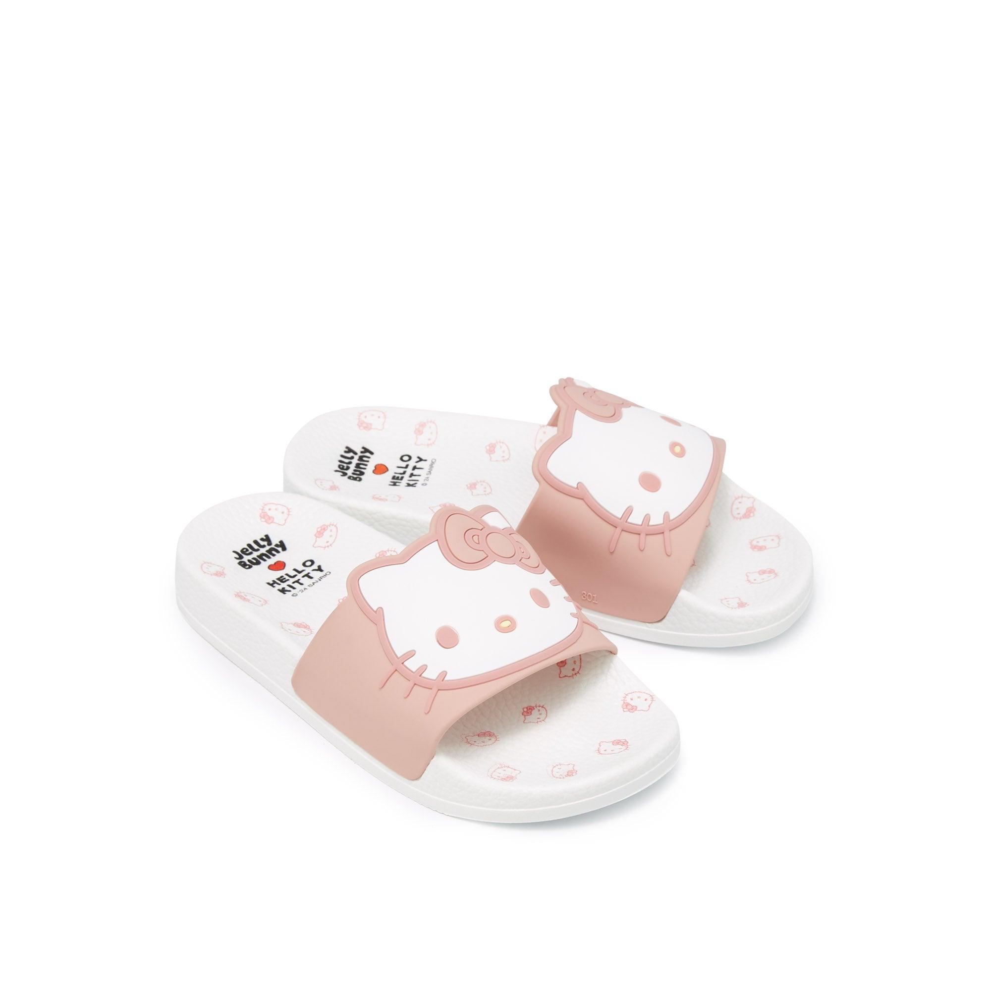 Jb Mini Sporty Kyoto Ch Flat Slides White - Jelly Bunny Thailand Official Online Store