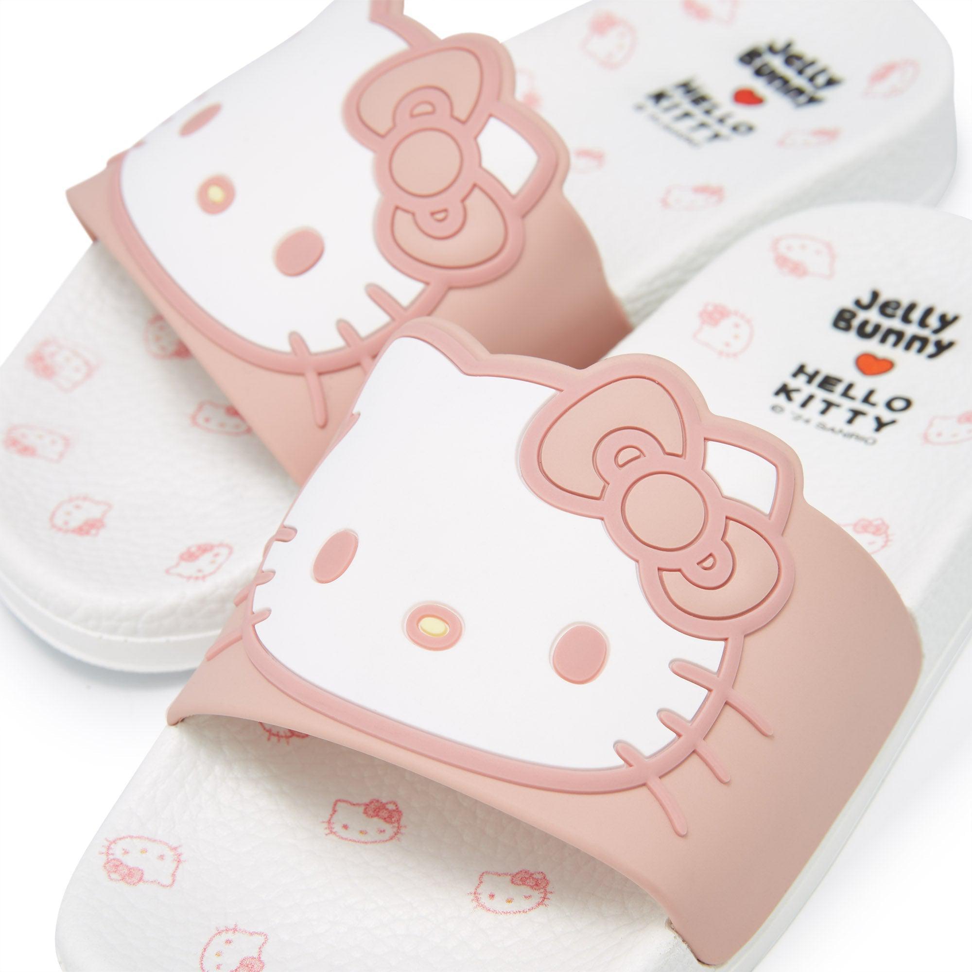 Jb Mini Sporty Kyoto Ch Flat Slides White - Jelly Bunny Thailand Official Online Store