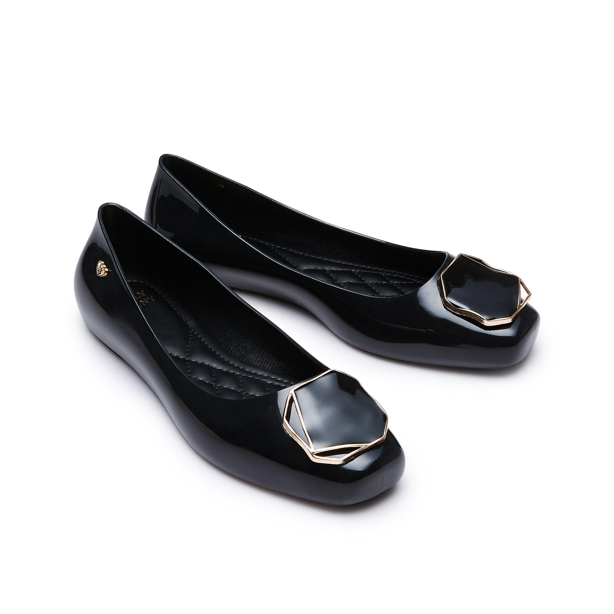 Violet Flat Ballerinas Black - Jelly Bunny Thailand Official Online Store