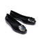 Violet Flat Ballerinas Black