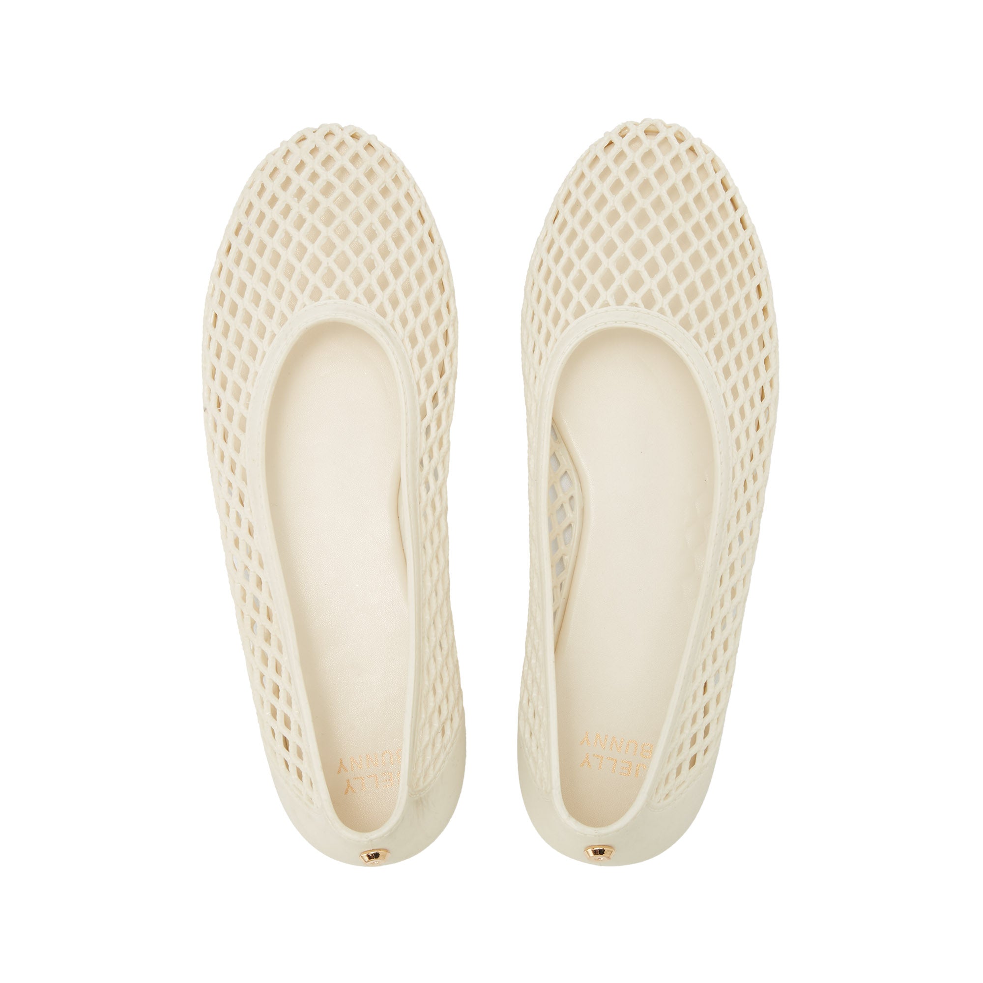 Melanie Flat Ballerinas Ivory