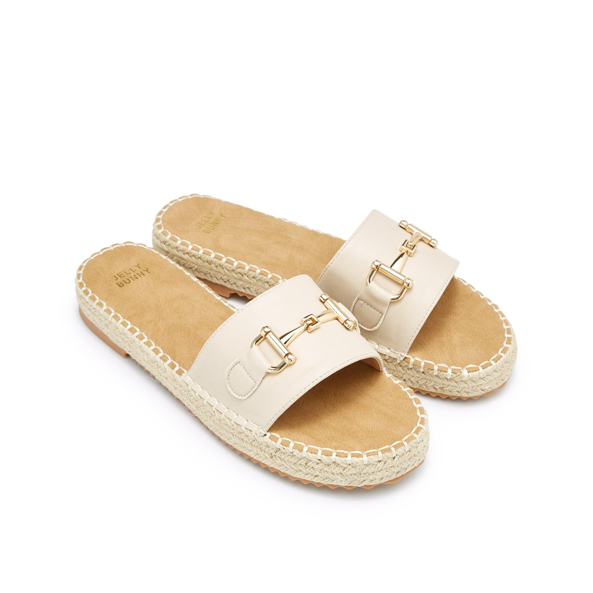 Cama Flat Espadrilles Beige - Jelly Bunny Thailand Official Online Store