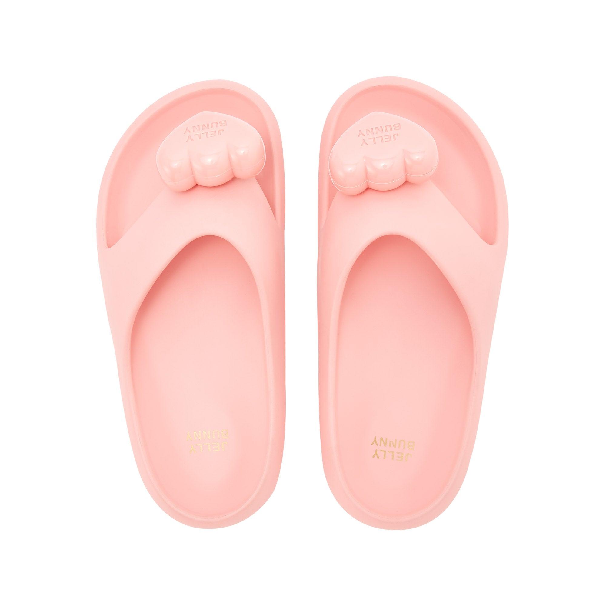 Bunny Foam Slide Flat Sandals Pink - Jelly Bunny Thailand Official Online Store