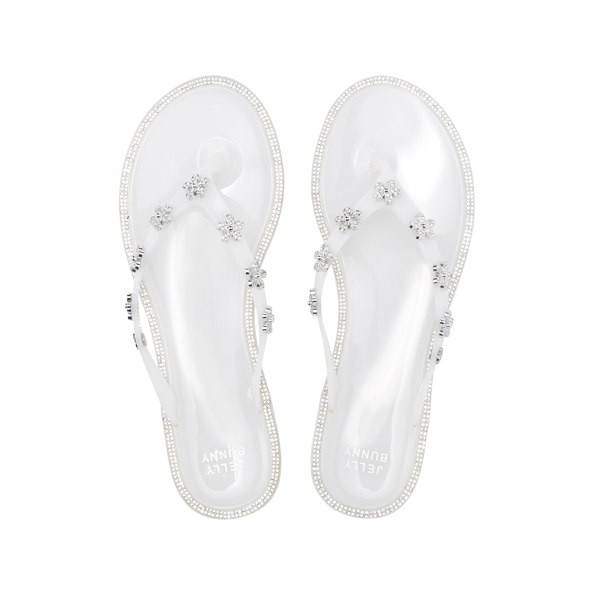 Elena Willa Flipflop White - Jelly Bunny Thailand Official Online Store