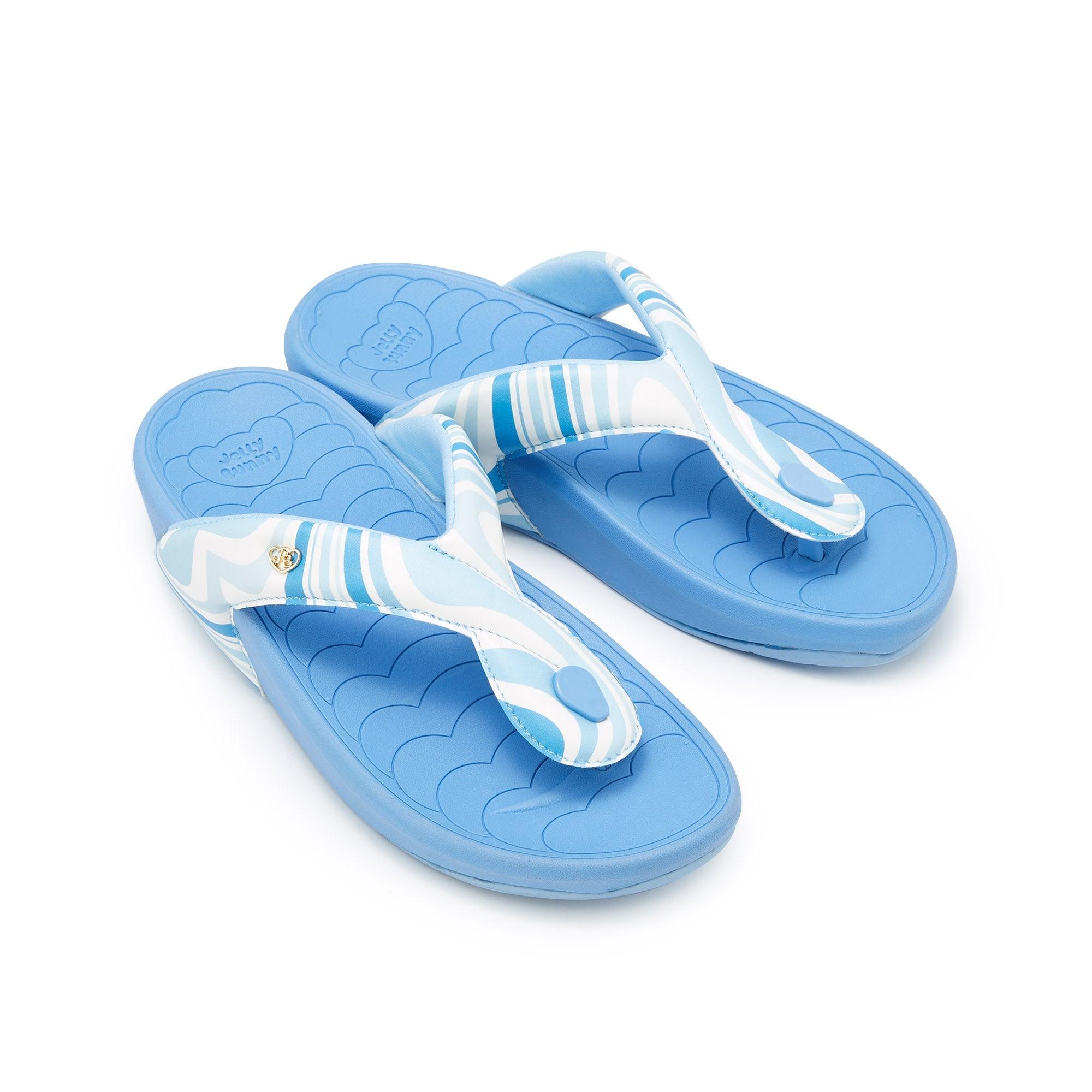 Bunny Twist Melboure Flipflop Blue - Jelly Bunny Thailand Official Online Store