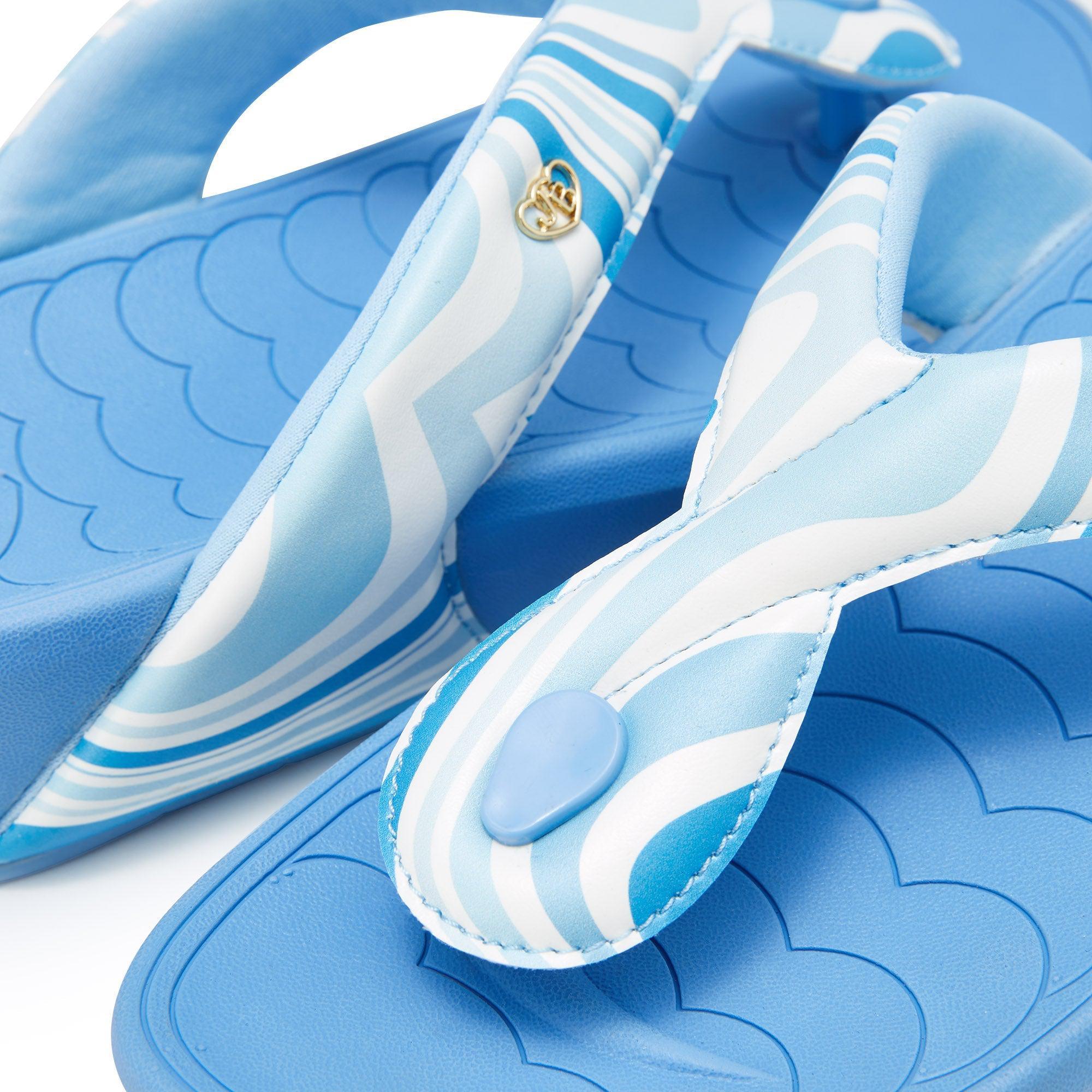 Bunny Twist Melboure Flipflop Blue - Jelly Bunny Thailand Official Online Store