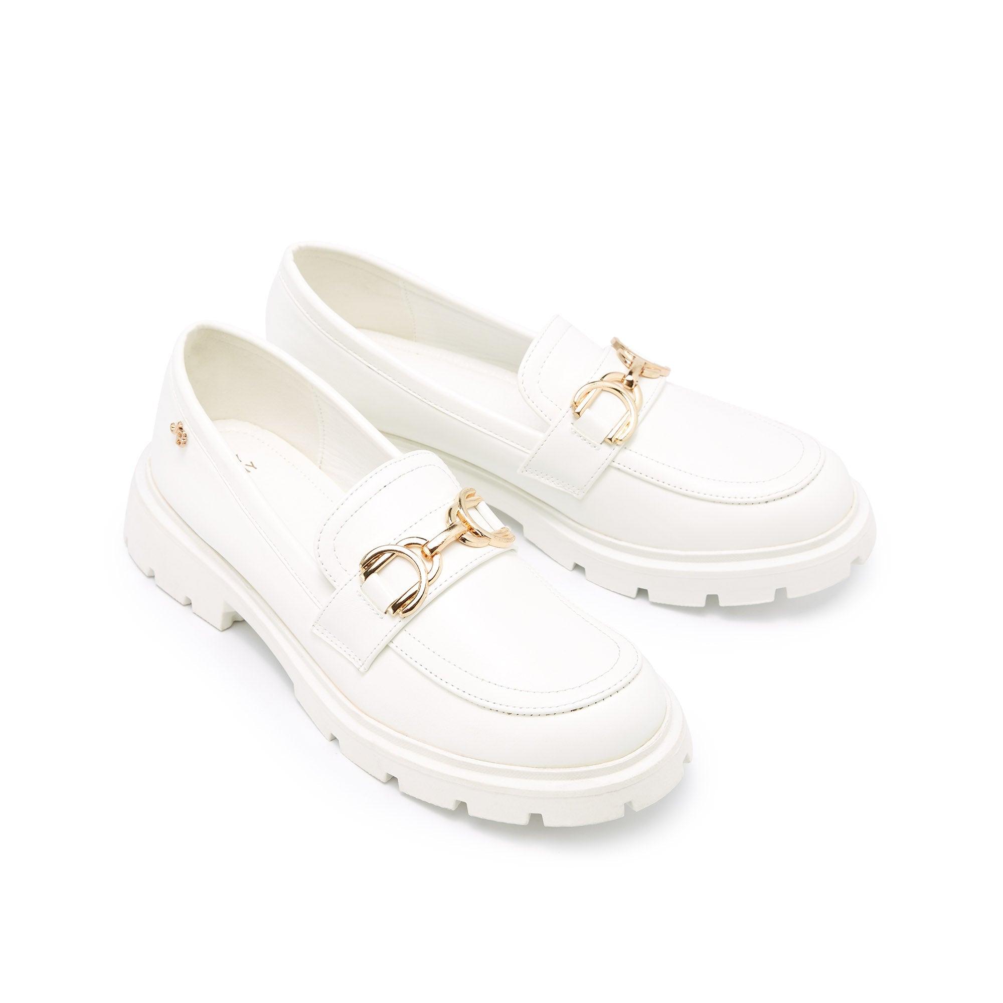 Cree Loafer Shoes White - Jelly Bunny Thailand Official Online Store