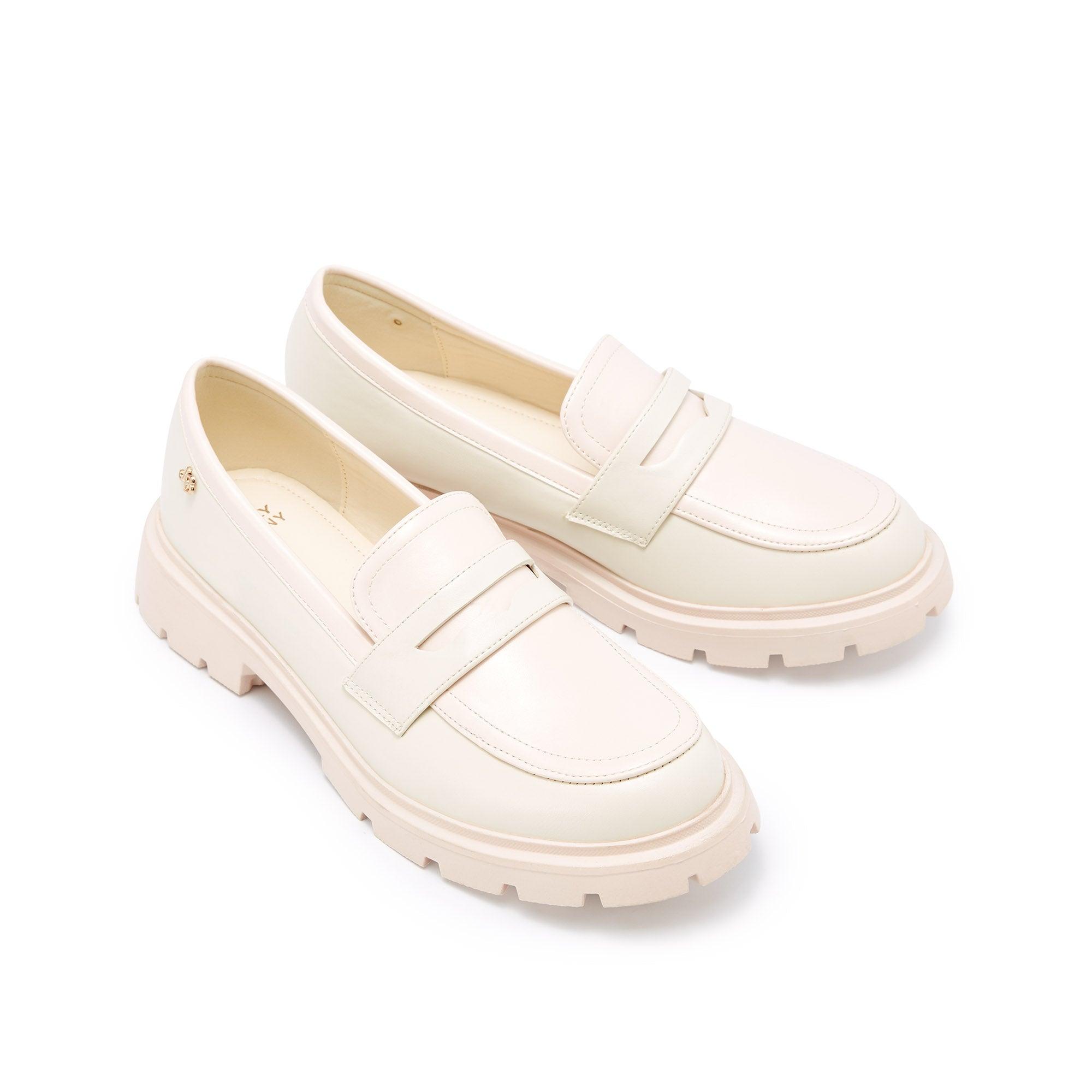 Cleo Flat Loafers Beige - Jelly Bunny Thailand Official Online Store